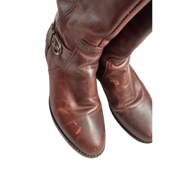 Ariat Leather Women's Size 6B Knee-High Riding Boots Brown & Black - Picture 9 of 14